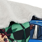 Produktbild Demon Slayer - Crew Flauschdecke mit Teddyfell