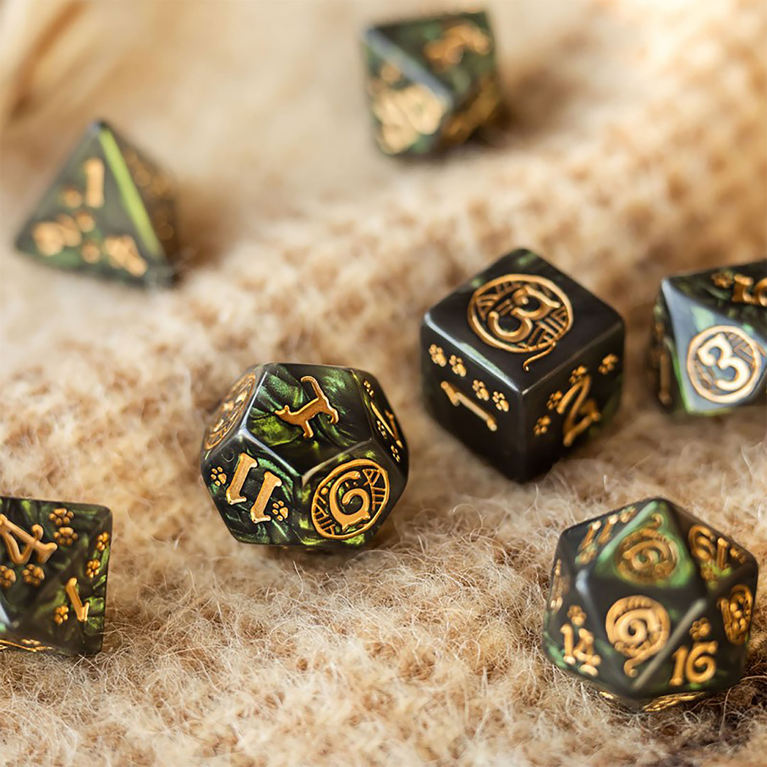 Produktbild Cats - Pixel RPG Würfel Set 7tlg