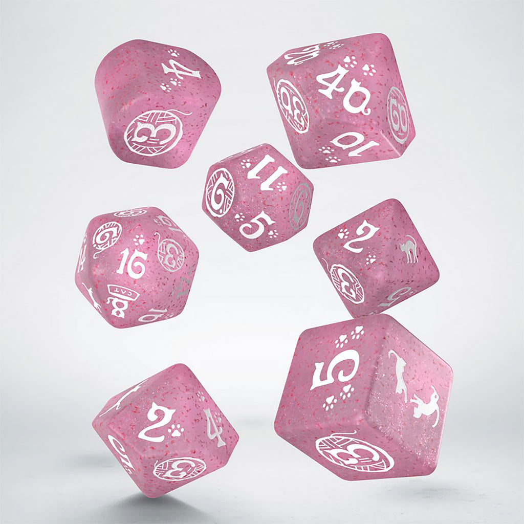Produktbild Cats - Daisy Glitter RPG Würfel Set 7tlg