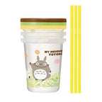 Produktbild Mein Nachbar Totoro - Totoro Becher mit Strohhalm 3er Set