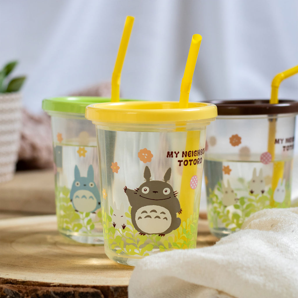 Produktbild Mein Nachbar Totoro - Totoro Becher mit Strohhalm 3er Set