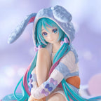 Produktbild Hatsune Miku - Miku Rabbit Ear Hood Pajama Blue Noodle Stopper Figur