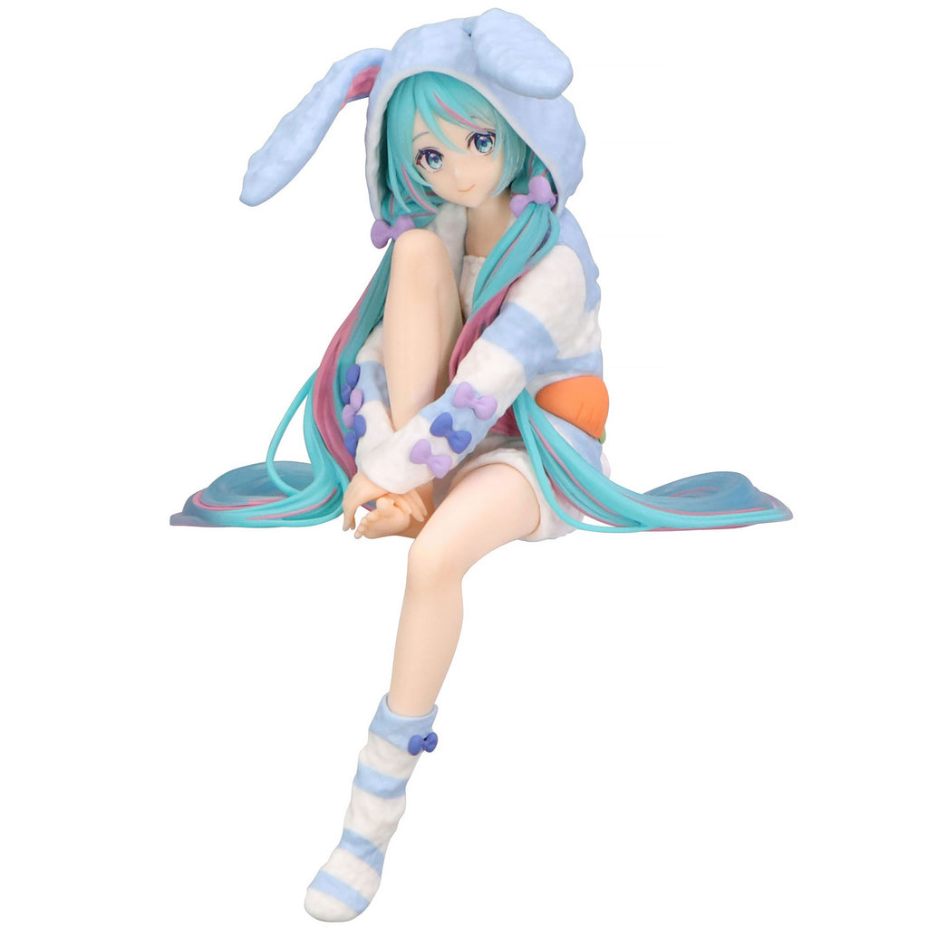 Produktbild Hatsune Miku - Miku Rabbit Ear Hood Pajama Blue Noodle Stopper Figur
