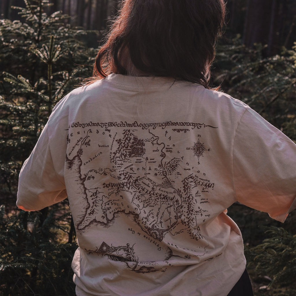 Product image The Lord of the Rings - Fellowship Rohan and Gondor Oversize T-Shirt beige