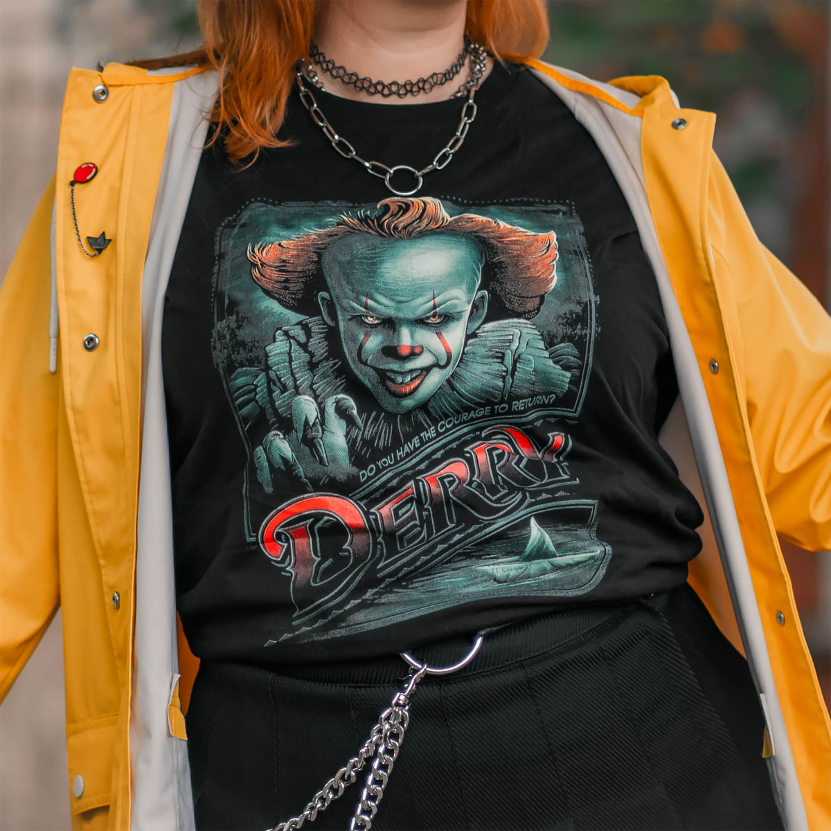 Produktbild Return to Derry T-Shirt schwarz - Stephen Kings ES