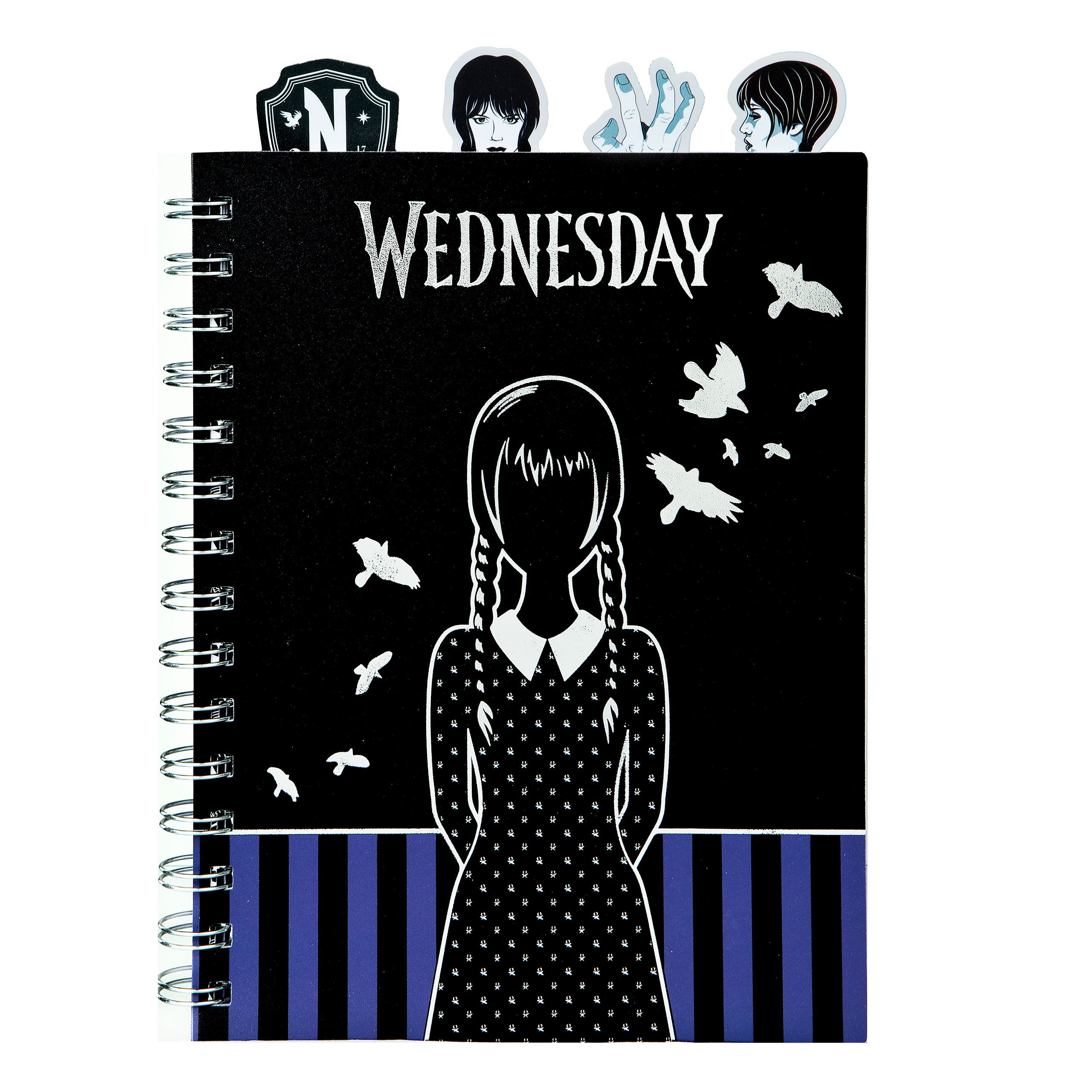 Produktbild Wednesday - Spiralnotizblock mit Register