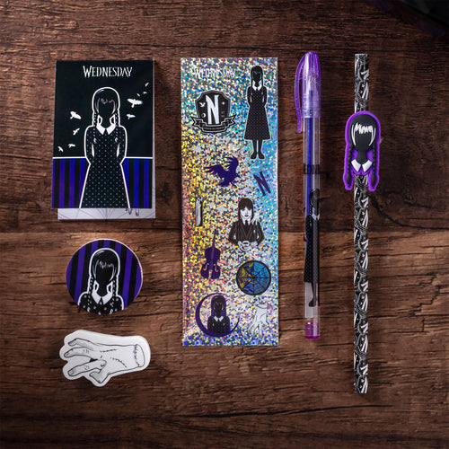 Produktbild Wednesday Addams Schreibset 8-teilig