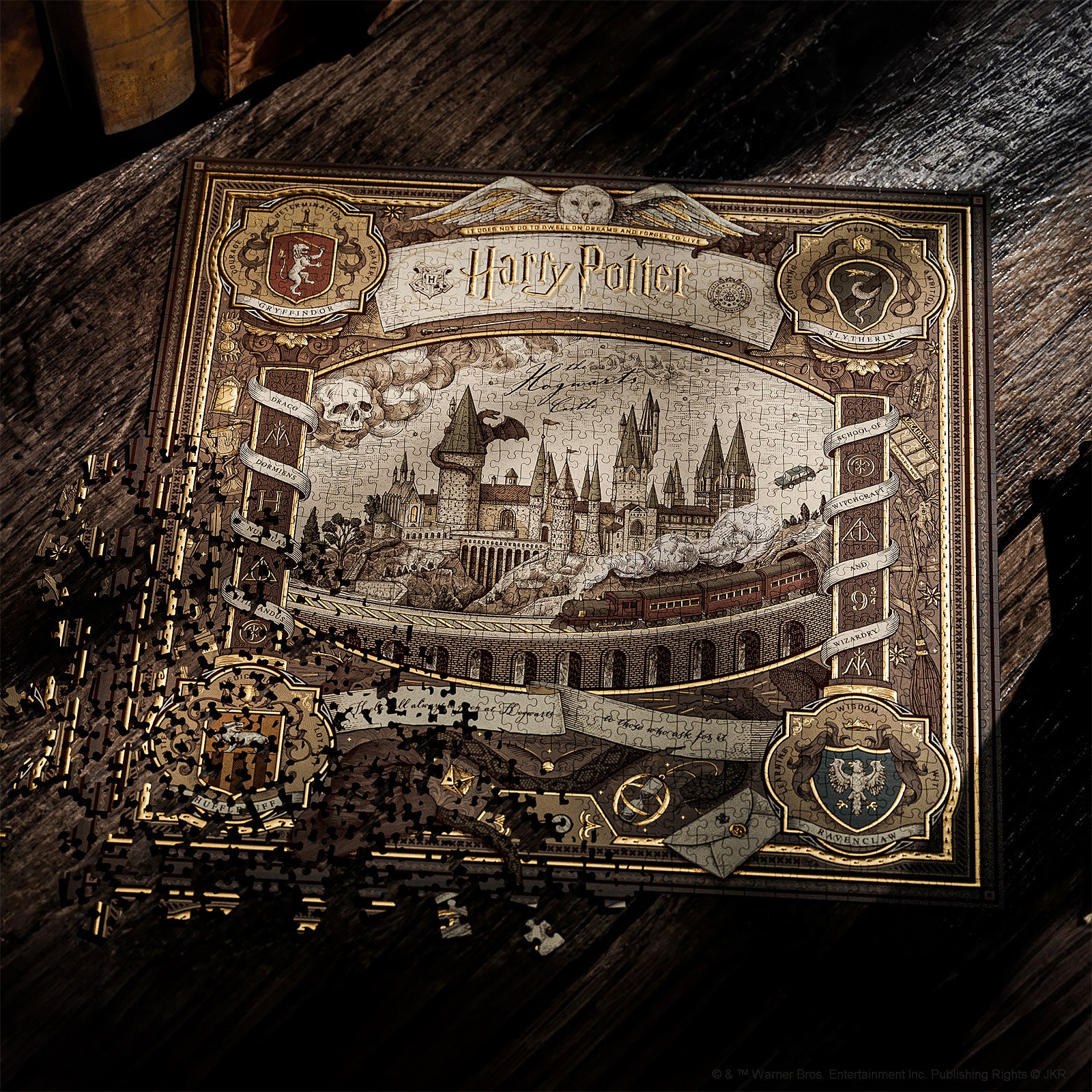Produktbild Harry Potter - Hogwarts Schloss Premium Puzzle