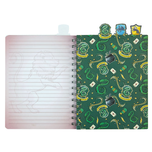 Produktbild Harry Potter - Hogwarts Spiralnotizblock mit Register