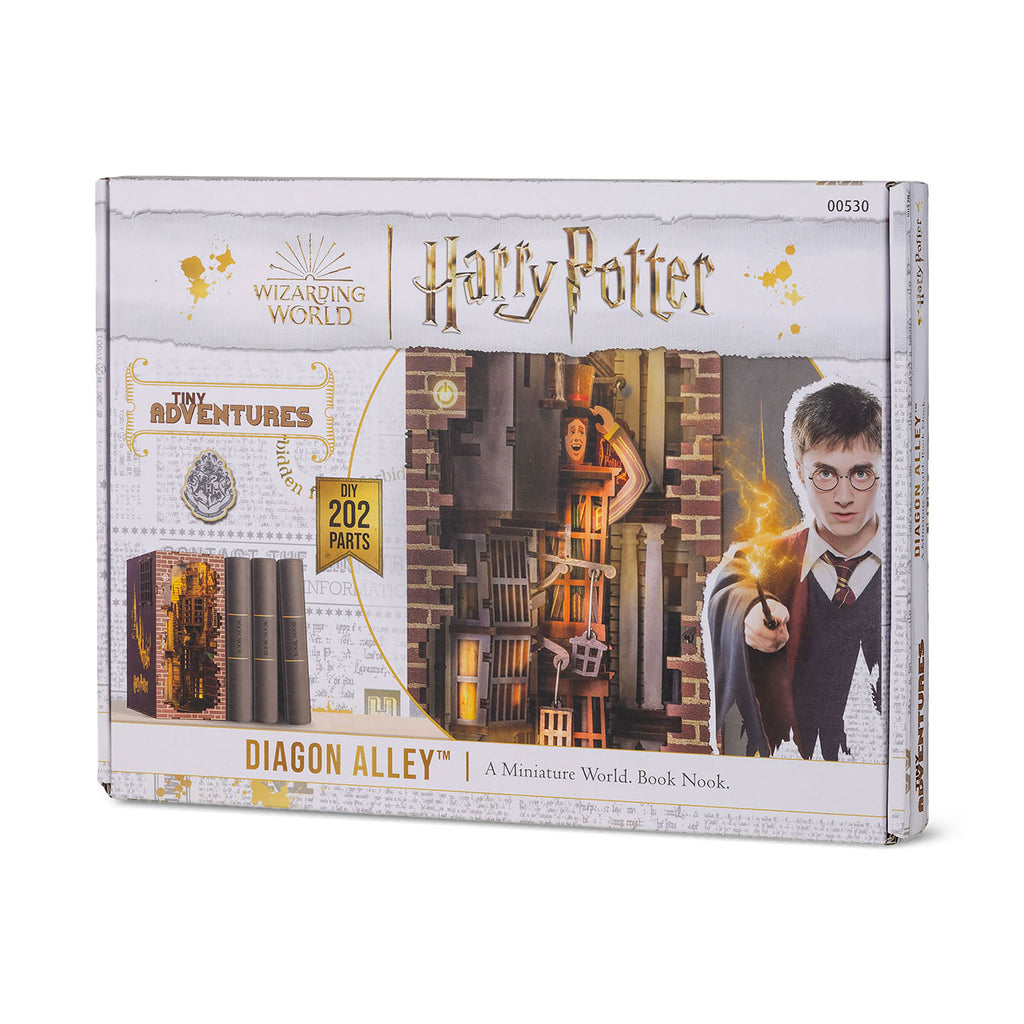 Produktbild Harry Potter - Winkelgasse Book Nook Modell Bausatz Holz