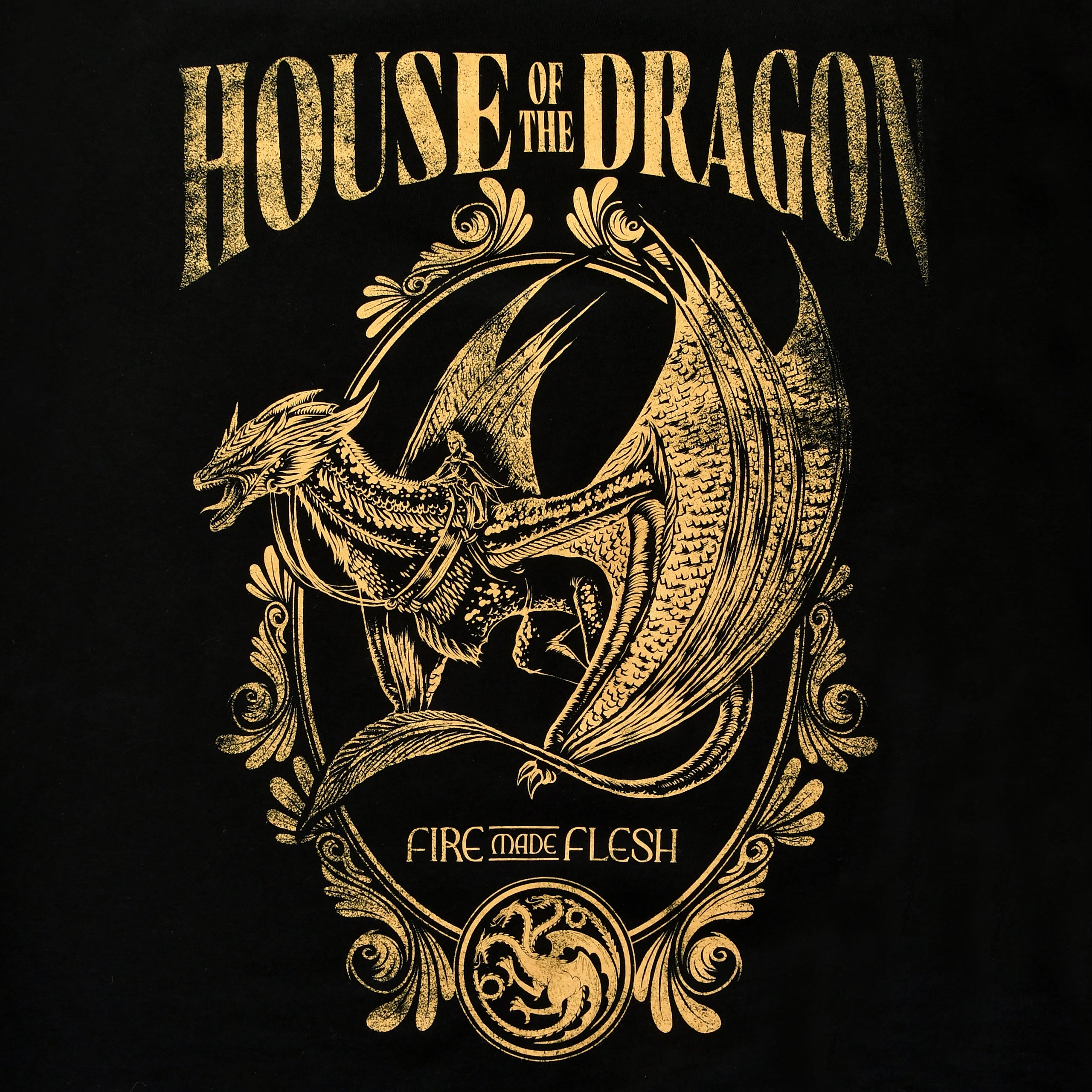 Produktbild House of the Dragon - Fire Made Flesh T-Shirt schwarz