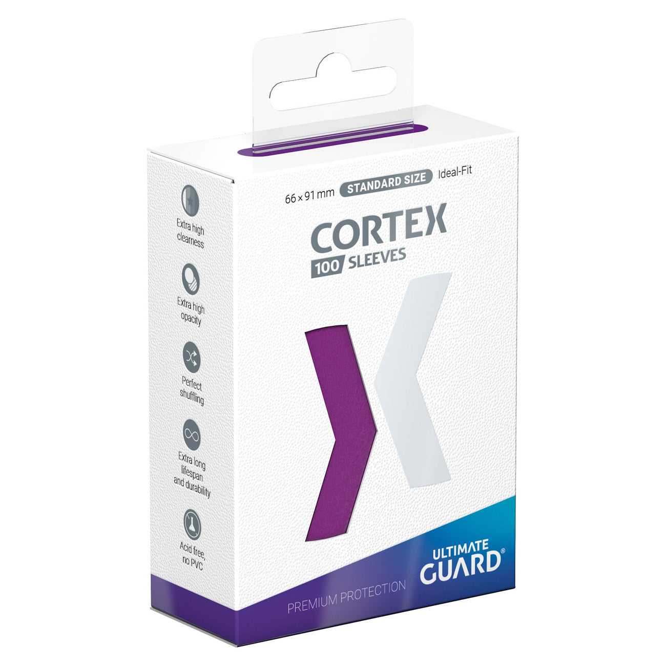 Produktbild Cortex Kartenhüllen lila 100er Set Ultimate Guard für TCG Standardgröße
