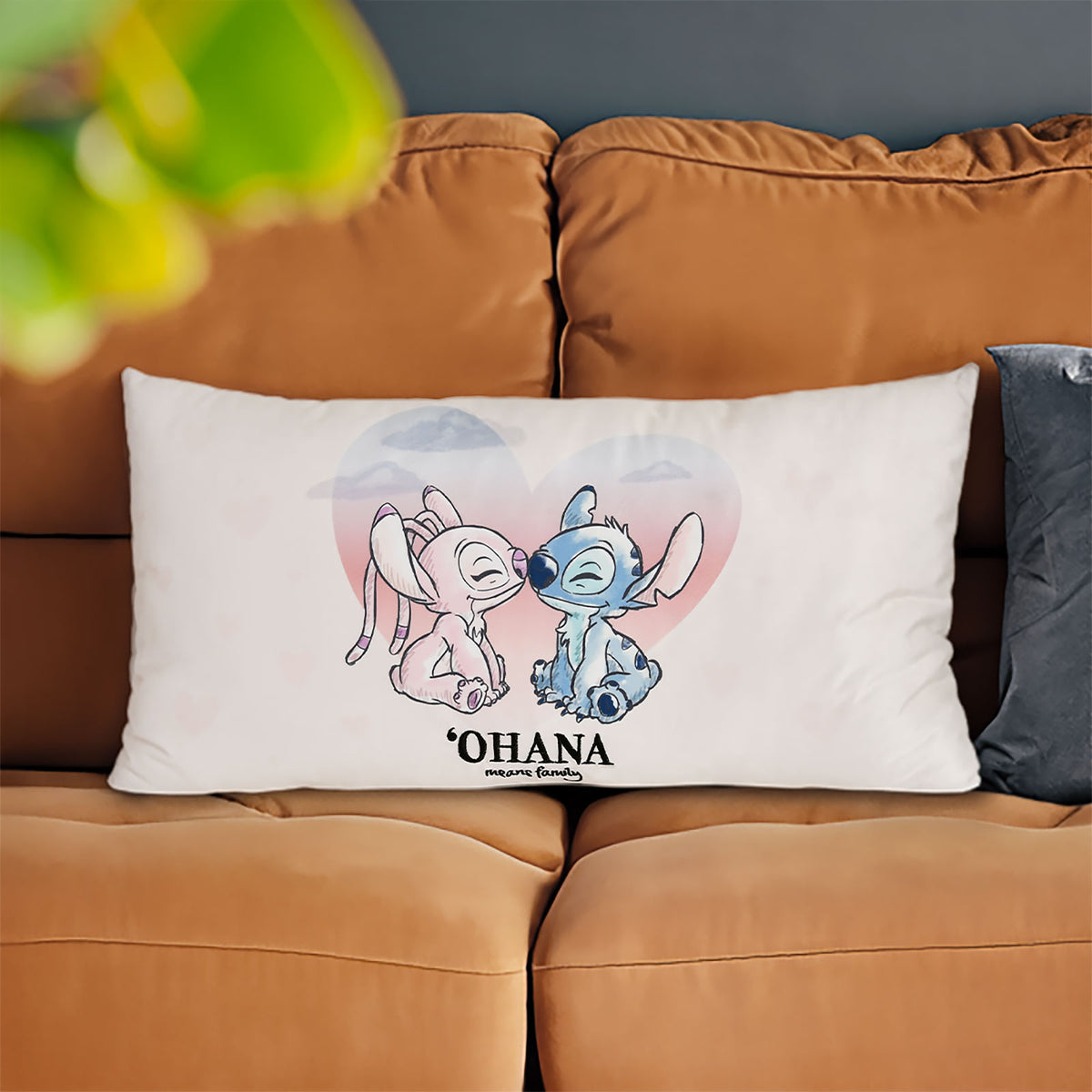 Produktbild Stitch und Angel Ohana Means Family - Kissen