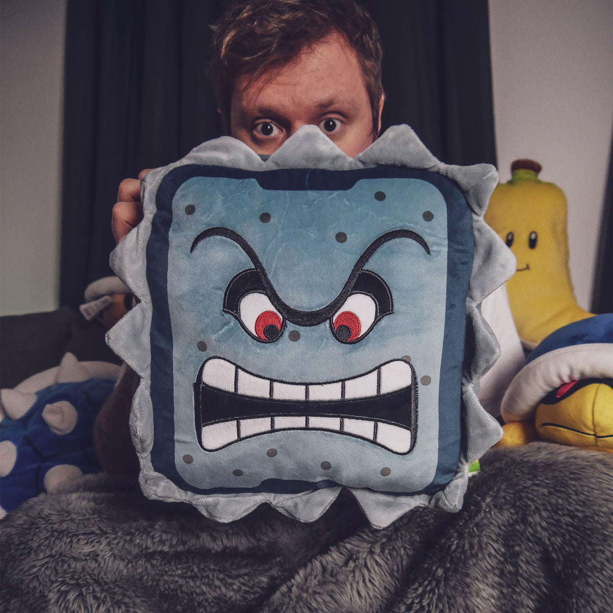 Produktbild Super Mario - Thwomp Mocchi-Mocchi Plüsch Figur