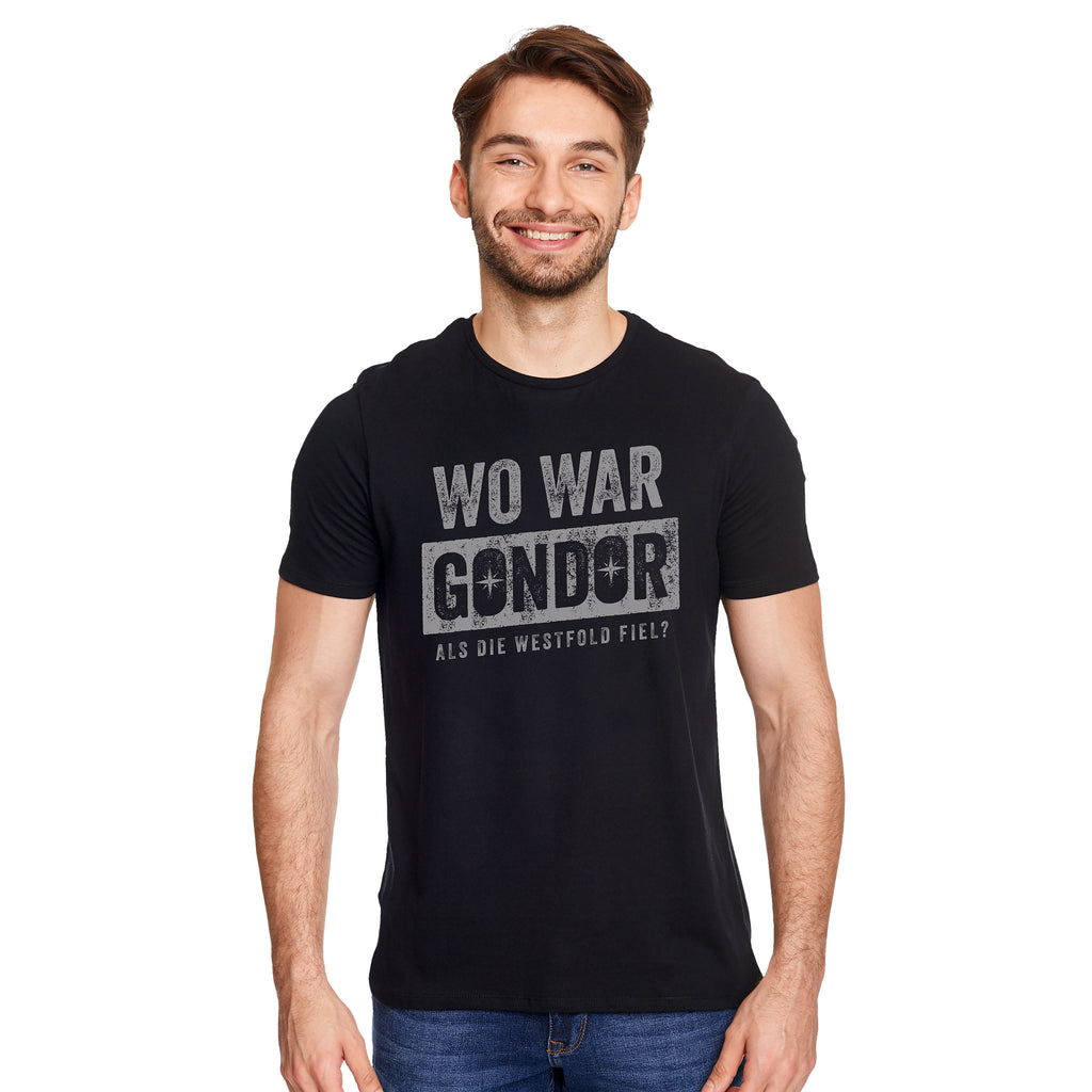 Produktbild Wo war T-Shirt für Der Herr der Ringe Fans schwarz