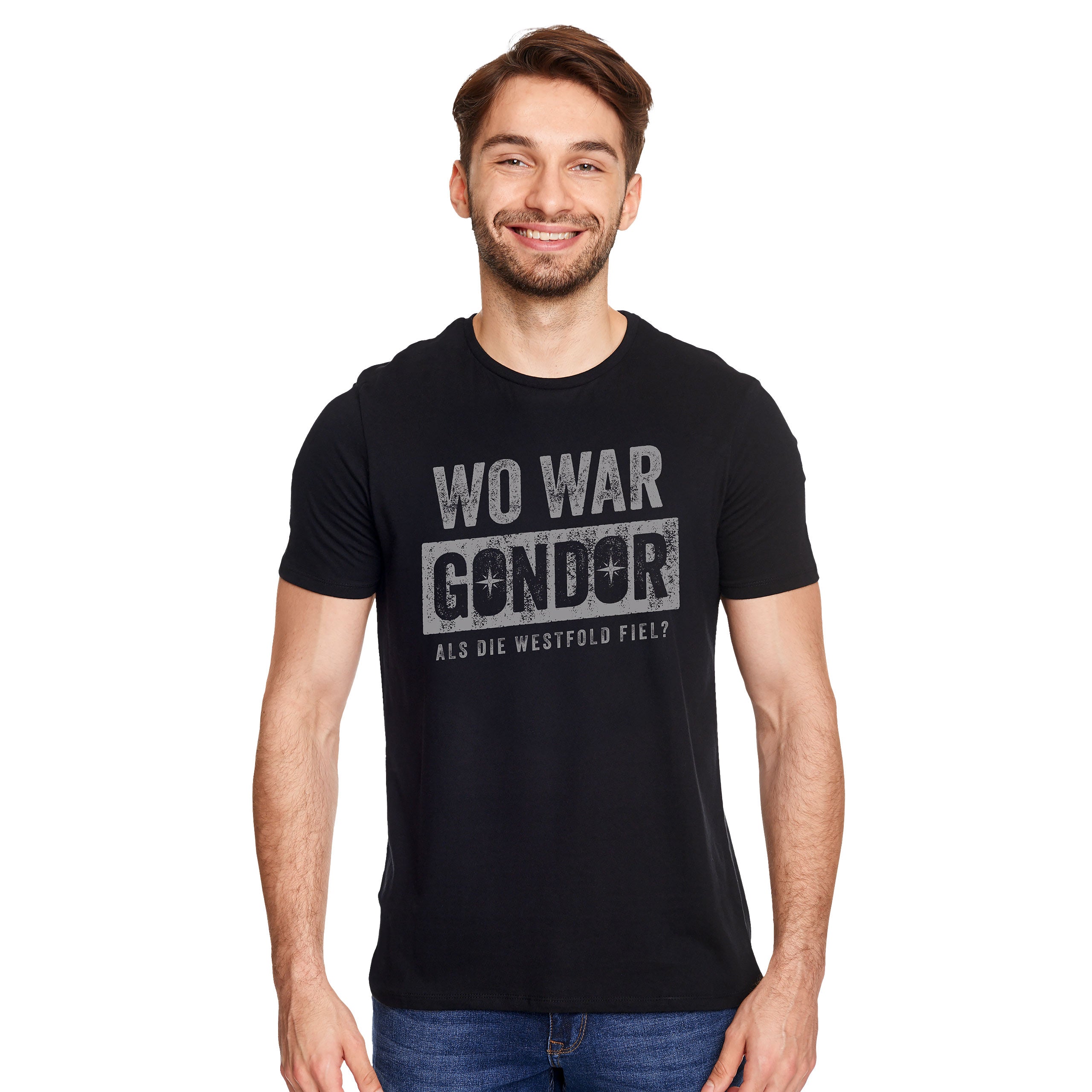 Produktbild Wo war T-Shirt für Der Herr der Ringe Fans schwarz