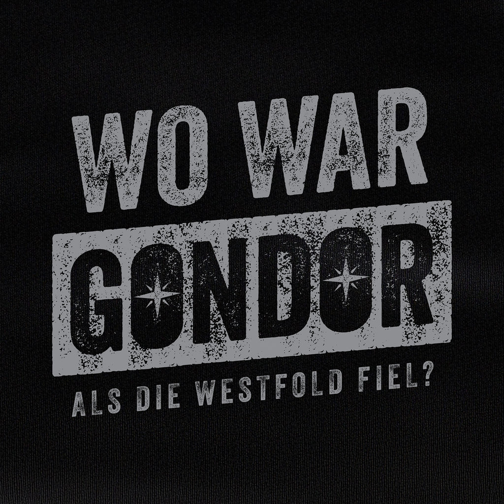 Produktbild Wo war T-Shirt für Der Herr der Ringe Fans schwarz