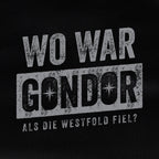 Produktbild Wo war T-Shirt für Der Herr der Ringe Fans schwarz