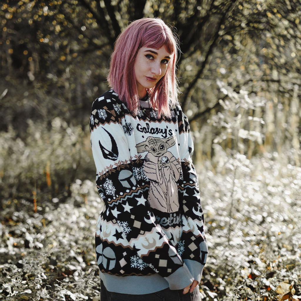 Produktbild Grogu Galaxys Greetings Strickpullover - Star Wars The Mandalorian