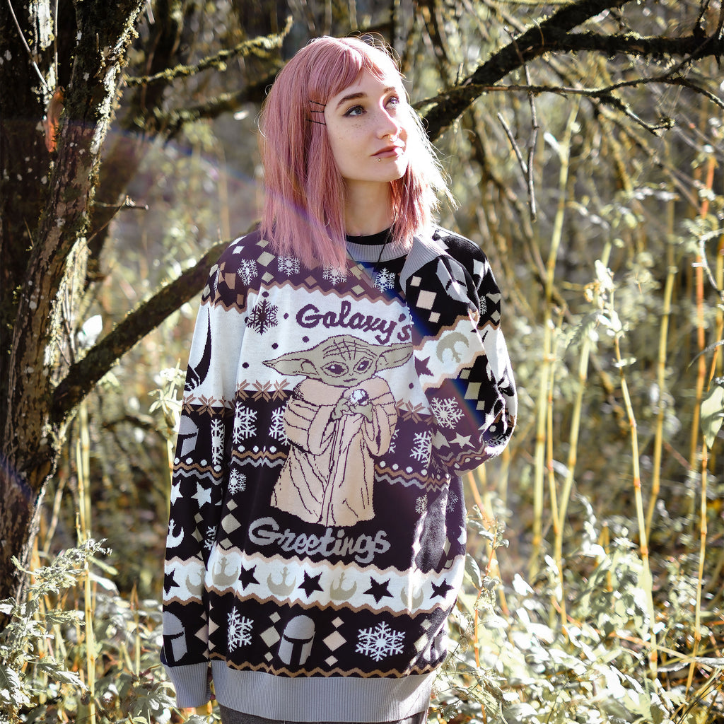 Produktbild Grogu Galaxys Greetings Strickpullover - Star Wars The Mandalorian