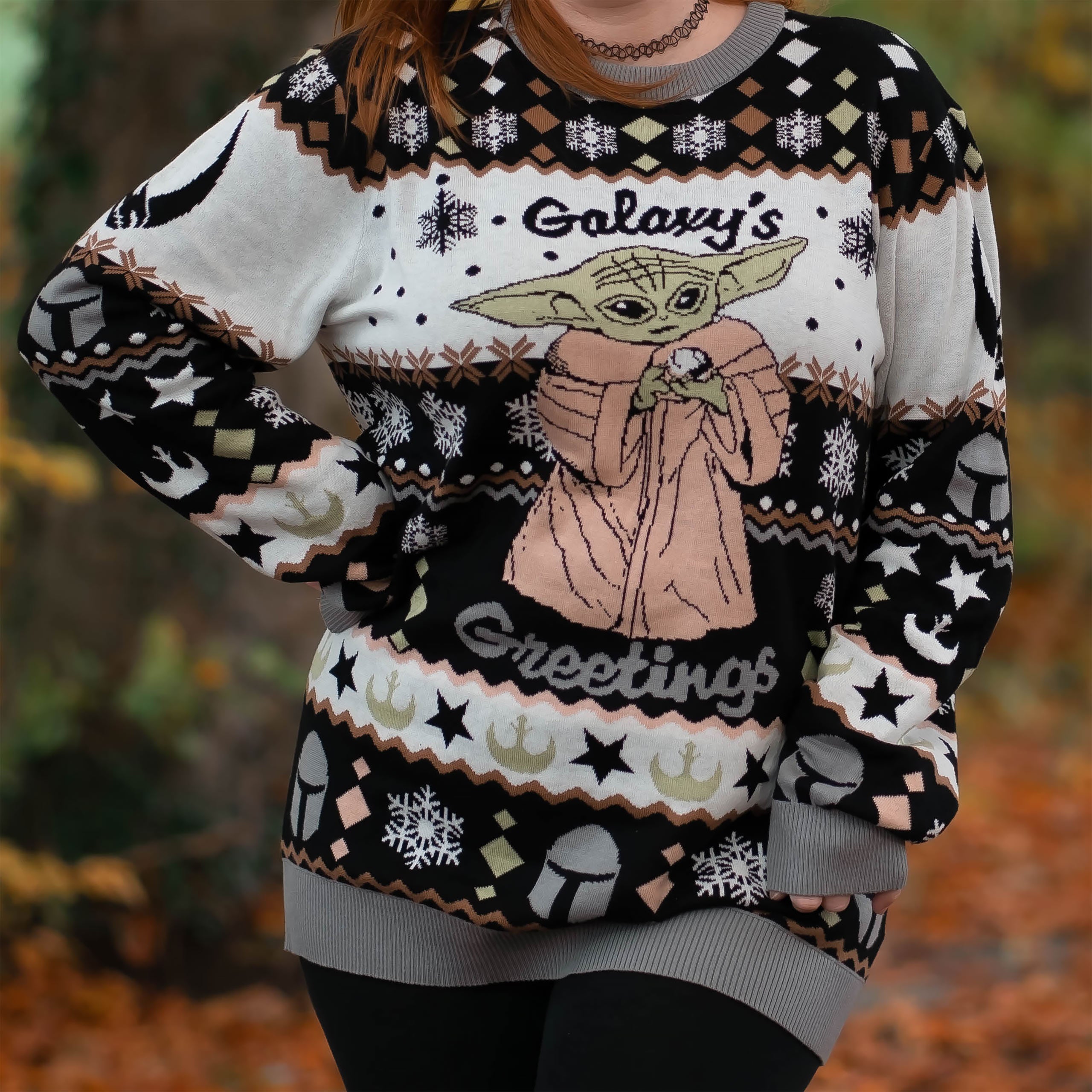 Produktbild Grogu Galaxys Greetings Strickpullover - Star Wars The Mandalorian