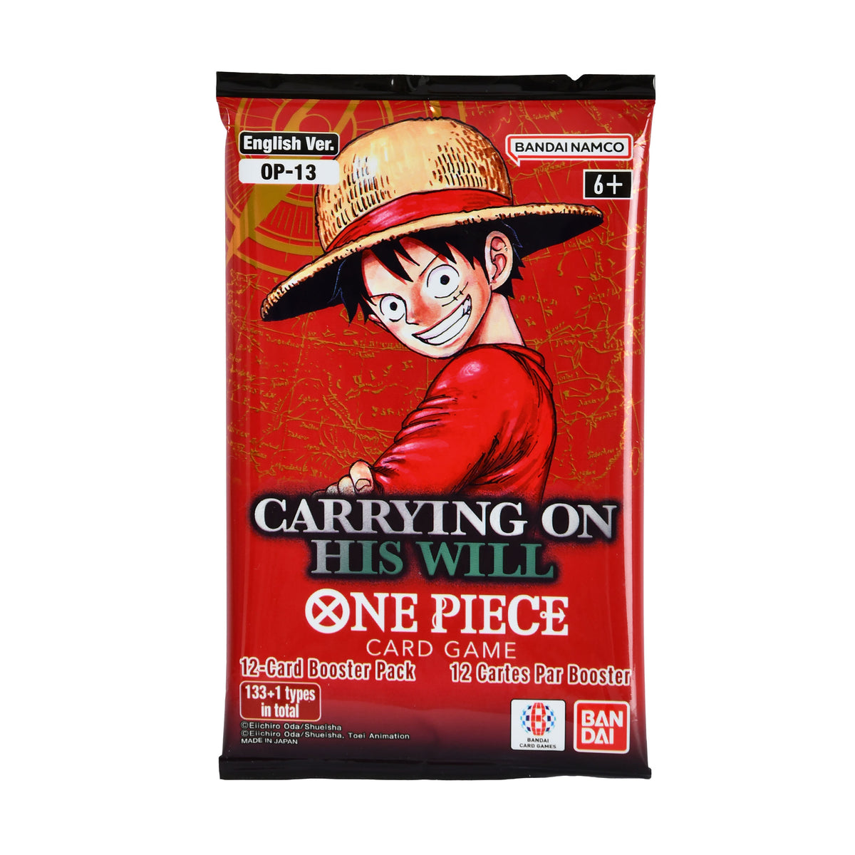 Produktbild One Piece Card Game - Carrying on His Will Booster OP-13 englische Version