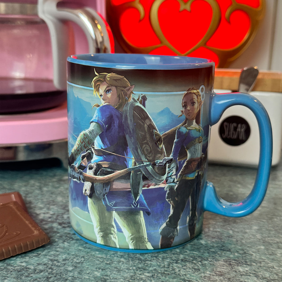 Produktbild Zelda - Breath of the Wild Thermoeffekt Tasse
