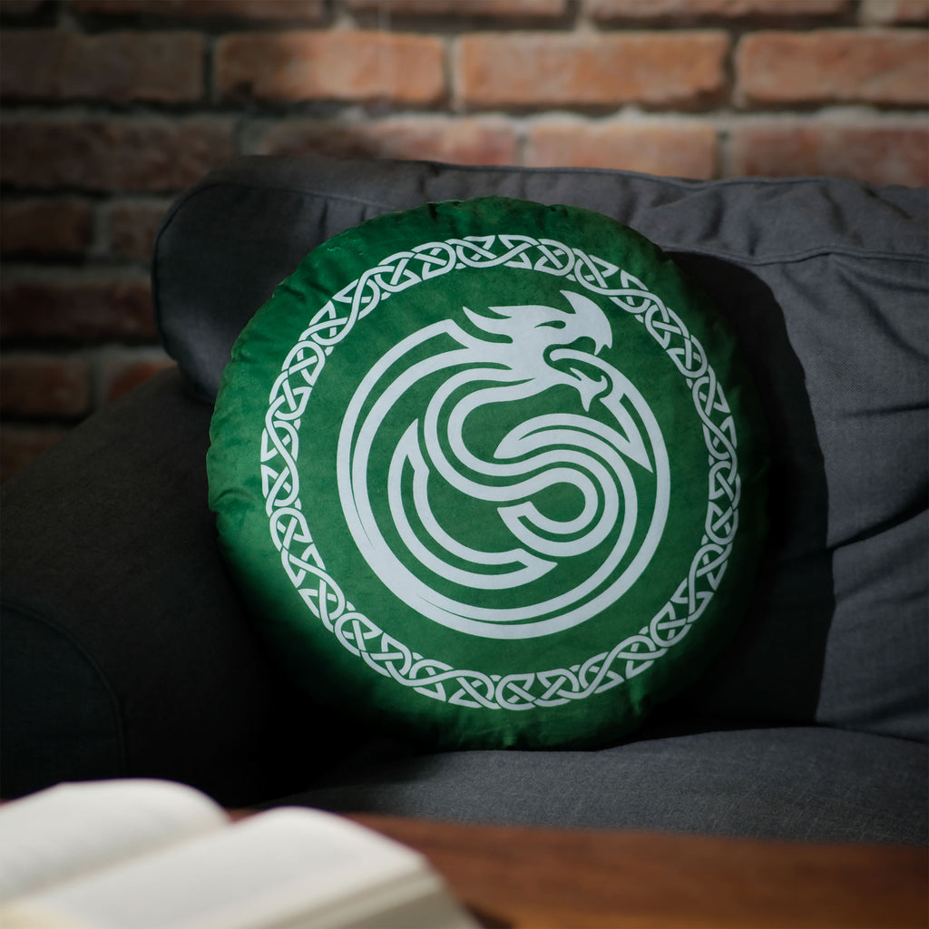 Produktbild Drachenzähmen leicht gemacht - Ouroboros Dragon Kissen grün