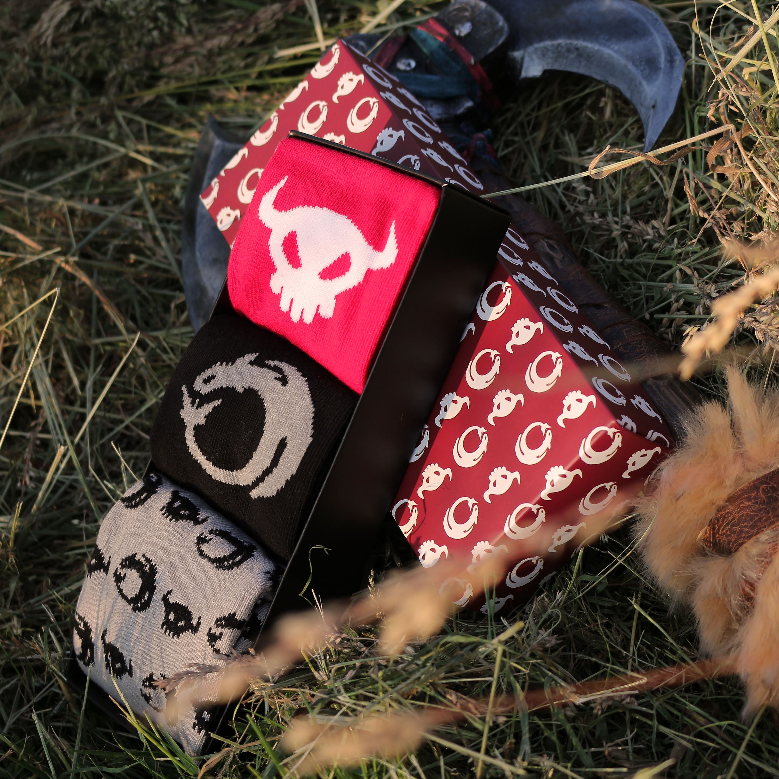 Produktbild Drachenzähmen leicht gemacht - Symbols Socken 3er Set
