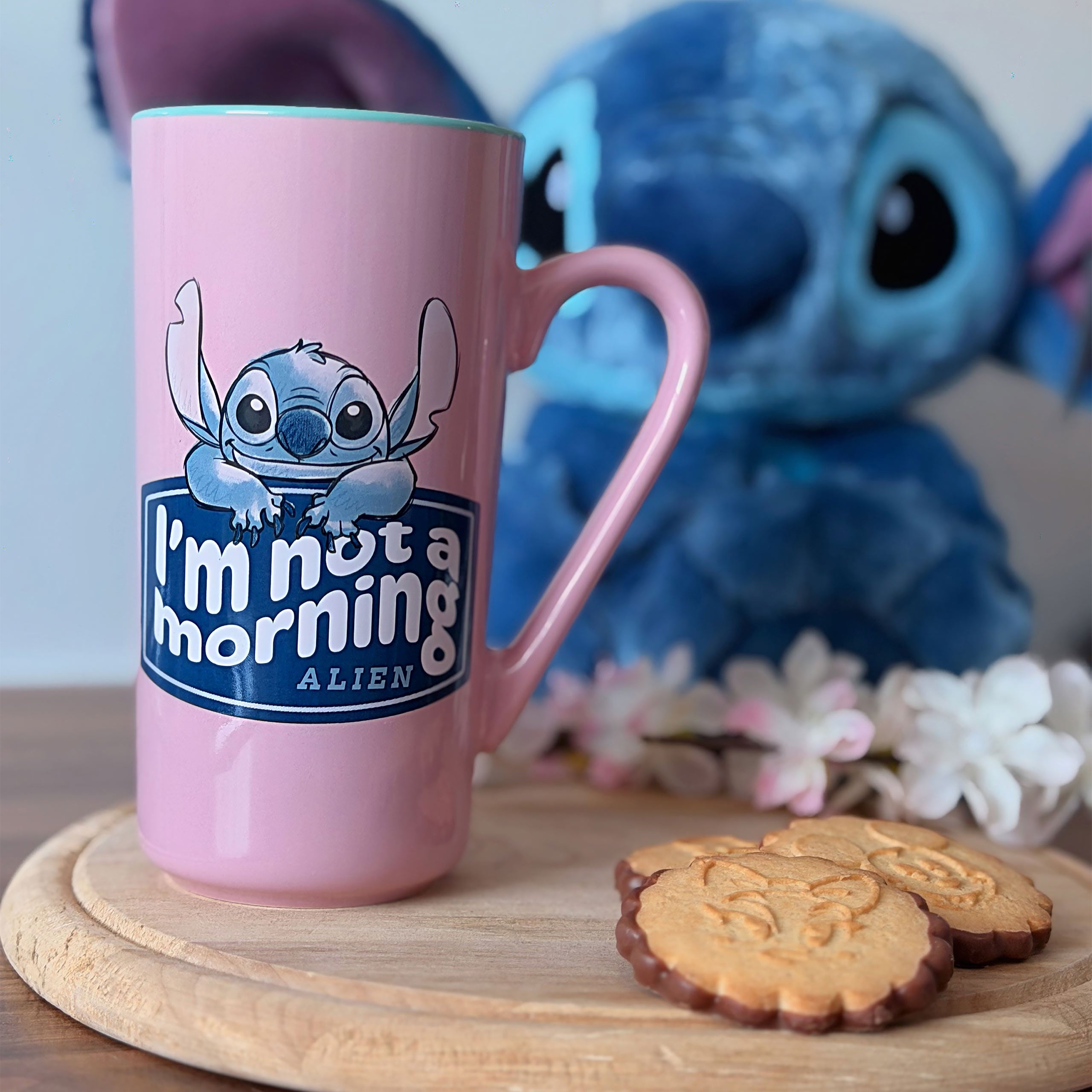 Produktbild Stitch und Angel I'm Not A Morning Tasse - Lilo & Stitch