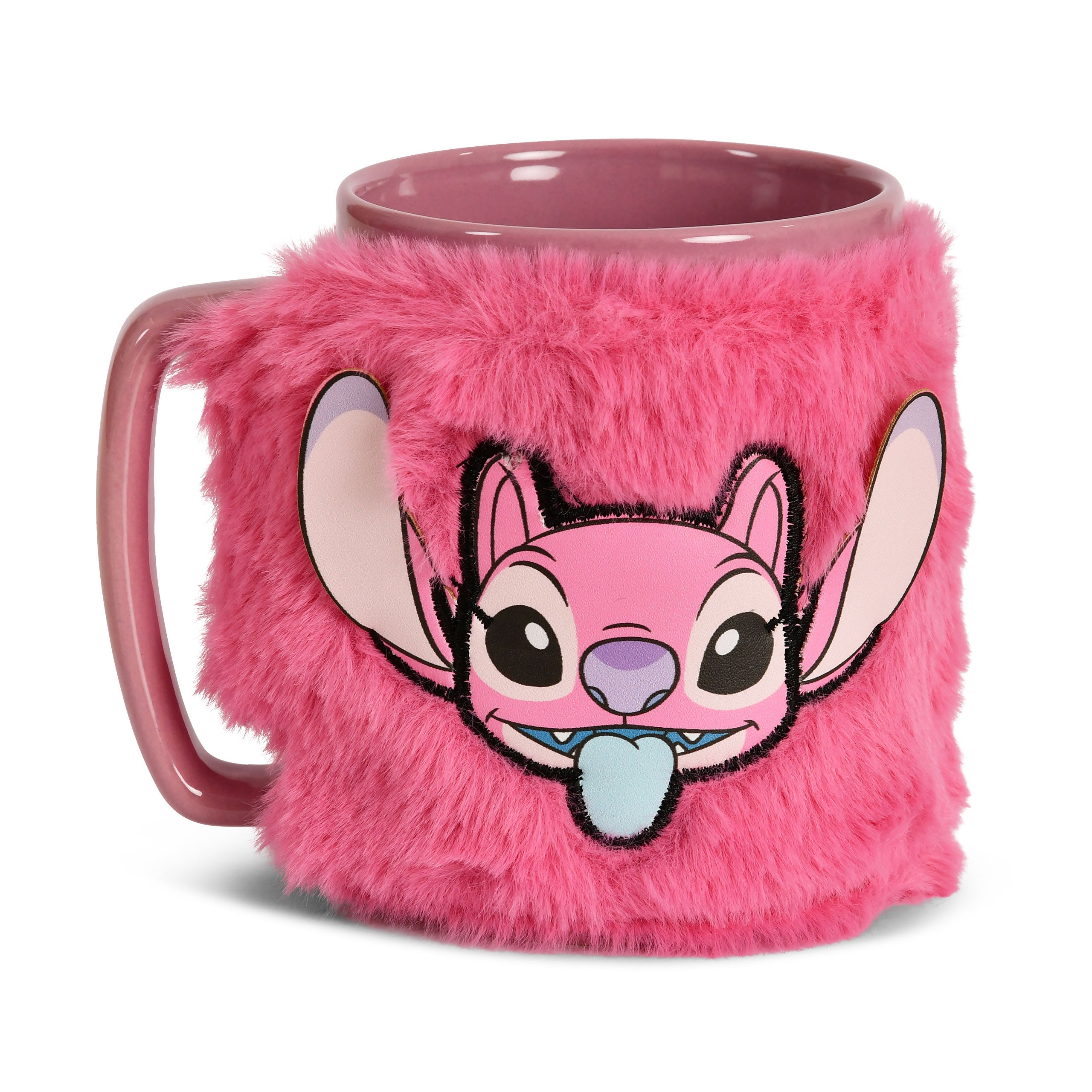Produktbild Lilo & Stitch - Angel Tasse mit Plüschüberzug