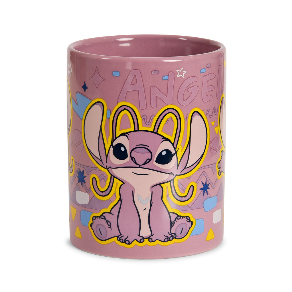 Produktbild Lilo & Stitch - Angel Tasse mit Plüschüberzug