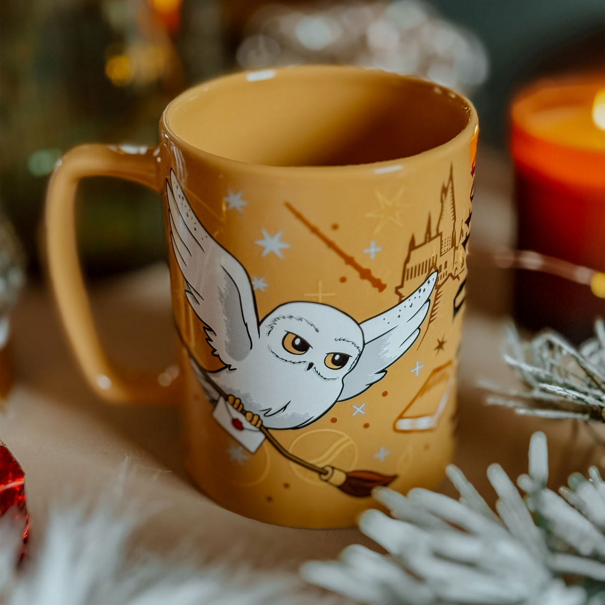 Produktbild Hedwig Tasse mit Plüschüberzug - Harry Potter