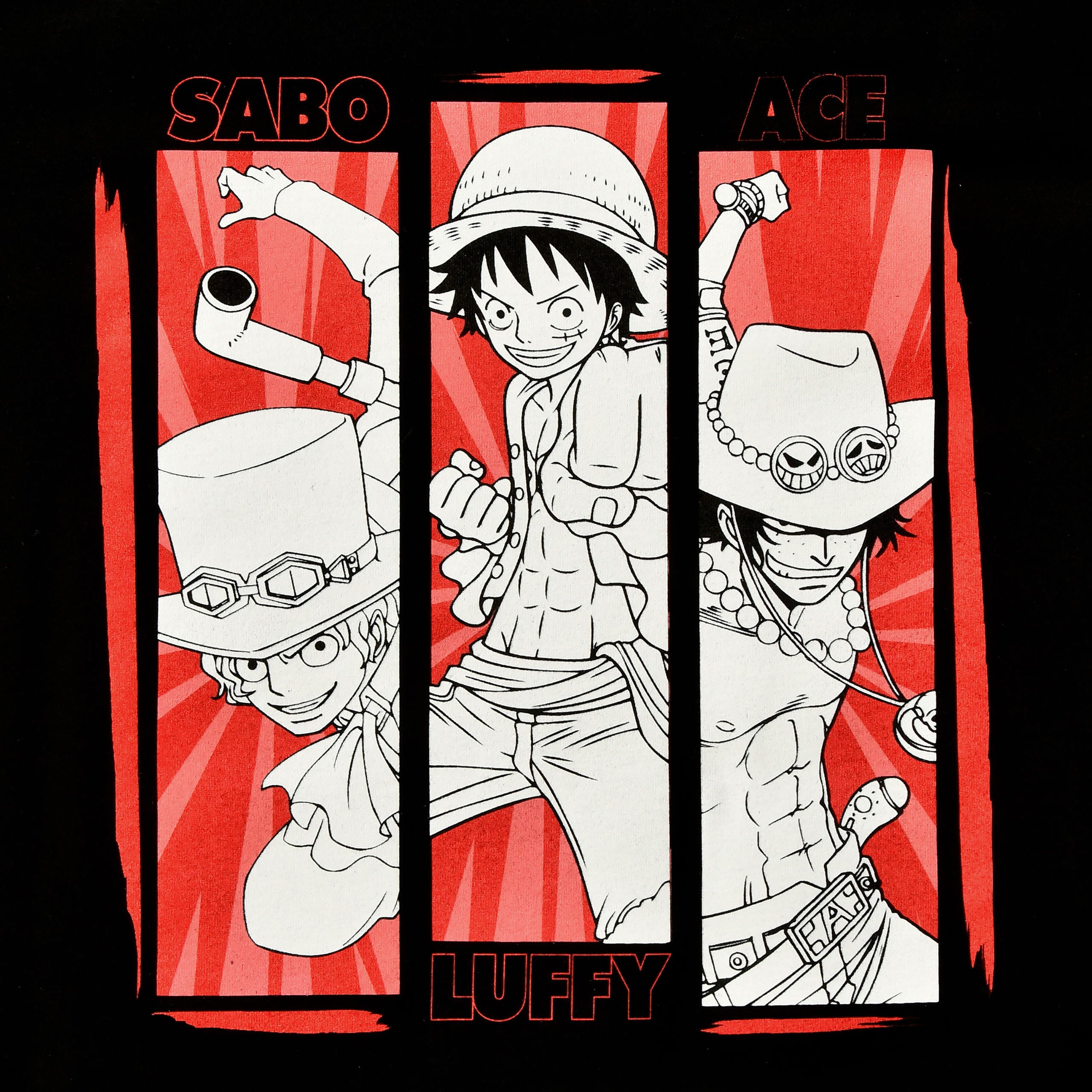 Produktbild One Piece - Crew T-Shirt schwarz
