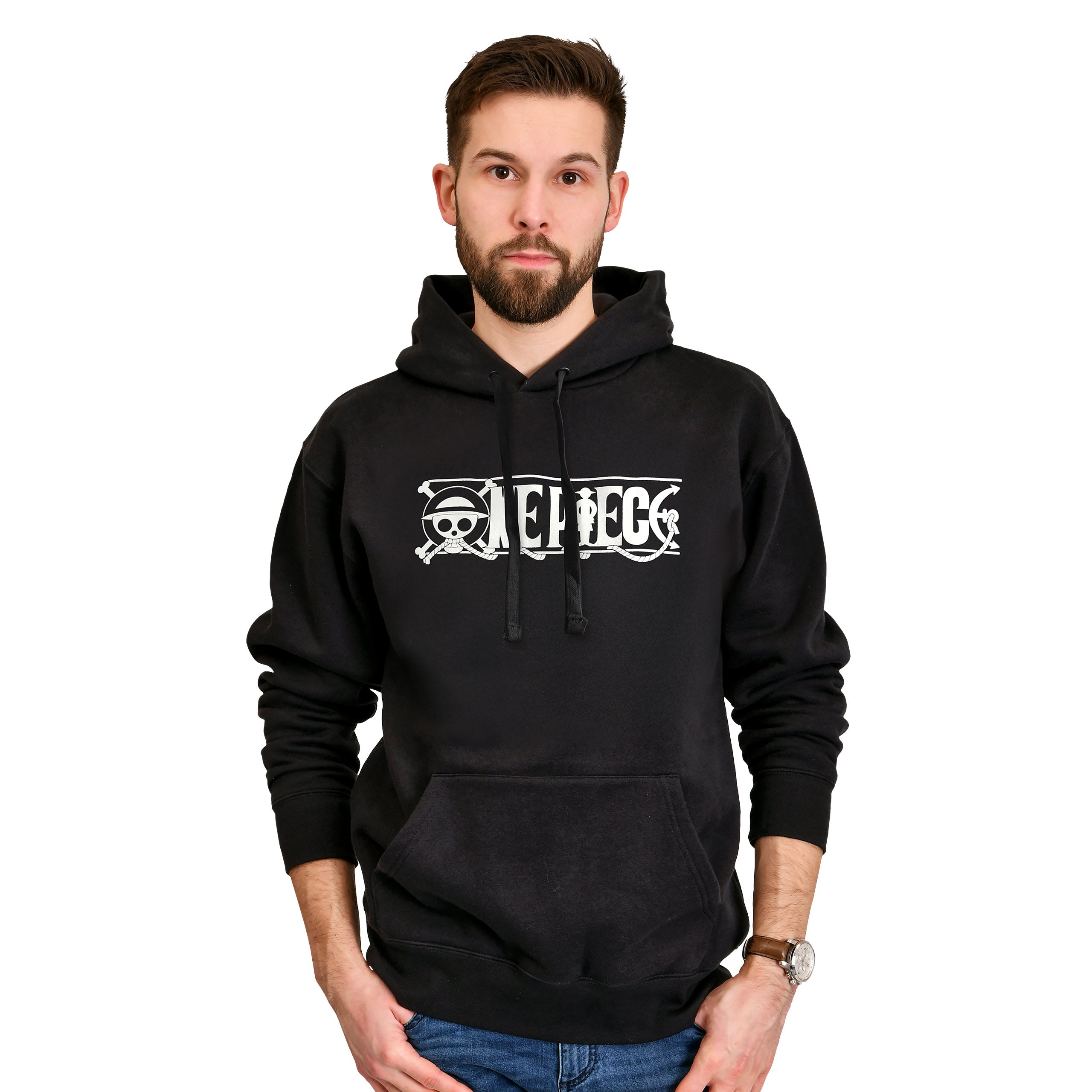Product image One Piece - Luffy Straw Hat Crew Hoodie black