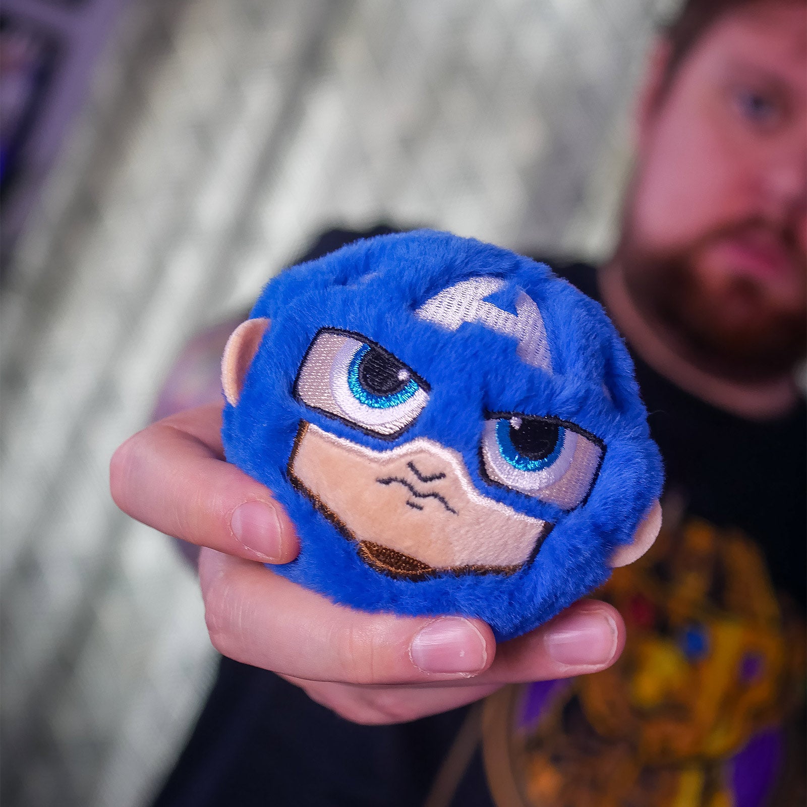 Produktbild Captain America - Beanie Bouncers hüpfender Plüsch Ball