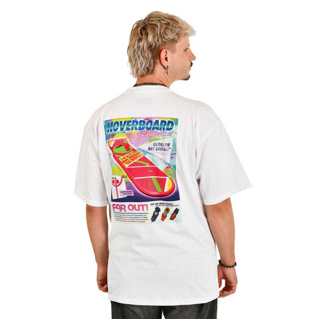 Produktbild Zurück in die Zukunft - Hoverboard Oversize T-Shirt weiß
