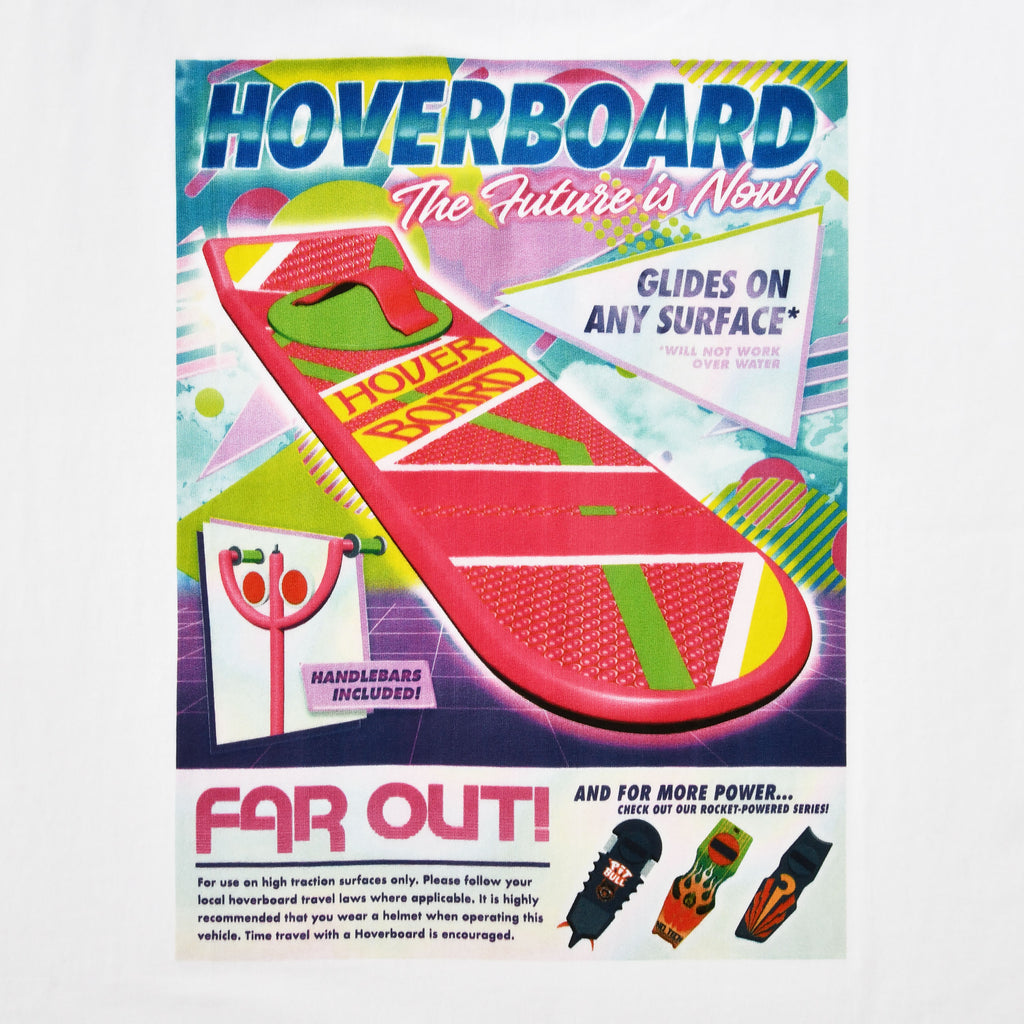 Produktbild Zurück in die Zukunft - Hoverboard Oversize T-Shirt weiß