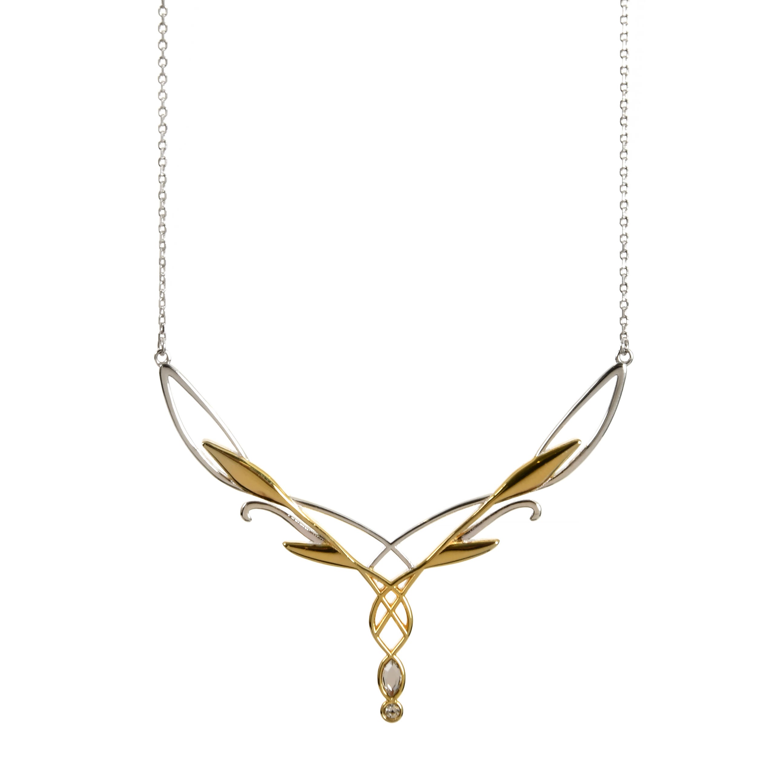 Produktbild Galadriel Tiara Kette 925er Silber - Der Herr der Ringe