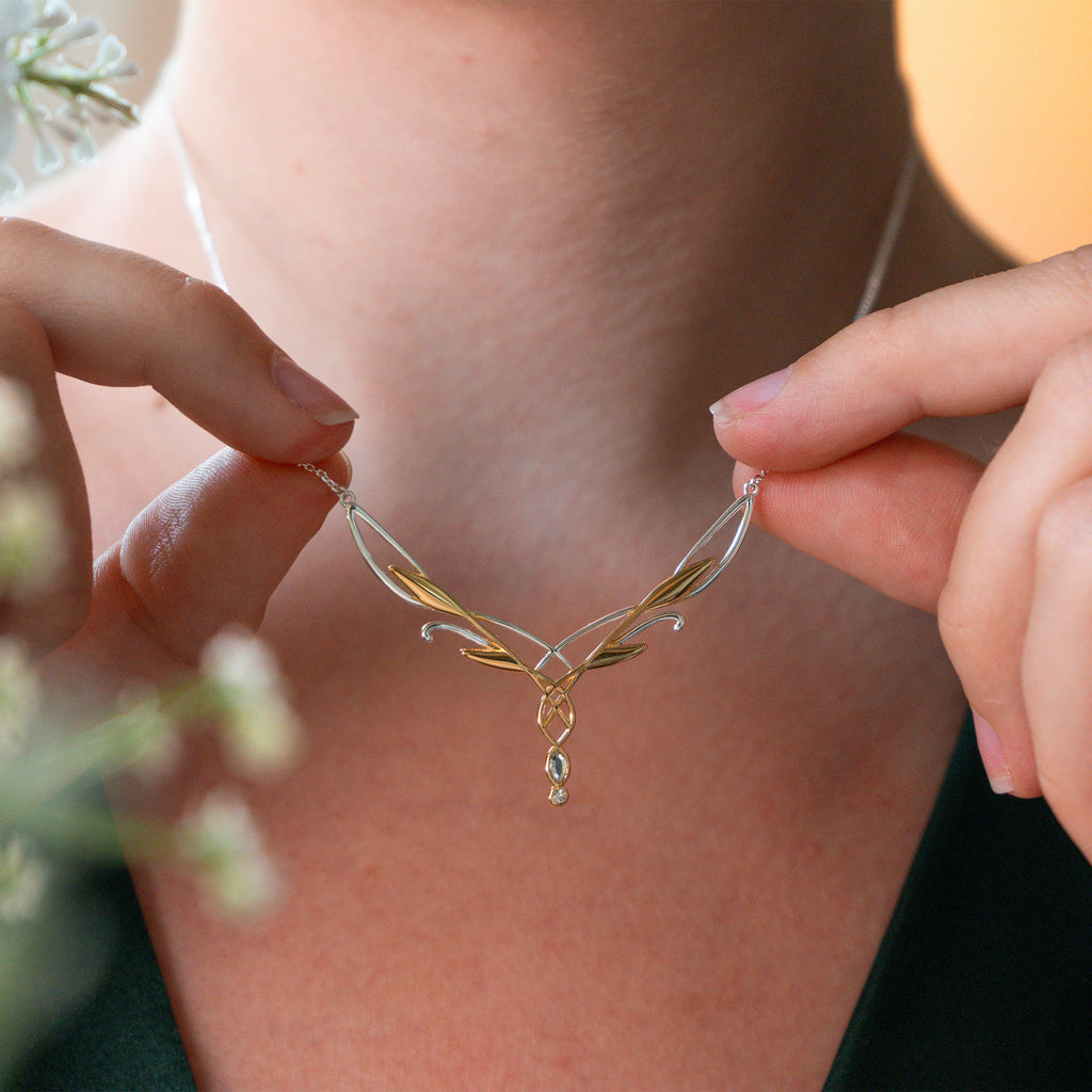 Produktbild Galadriel Tiara Kette 925er Silber - Der Herr der Ringe