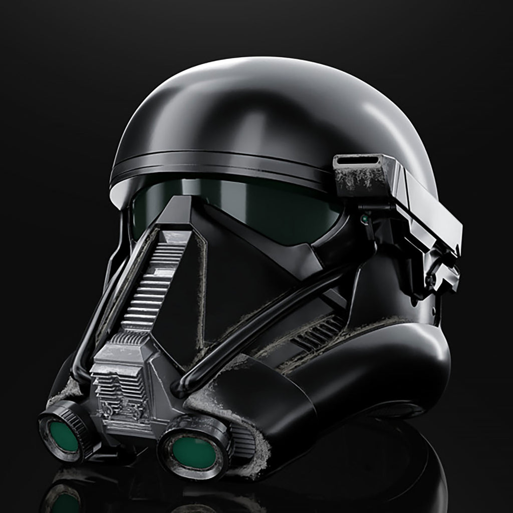 Produktbild Star Wars - Imperial Death Trooper Black Series Helm Replik mit Licht