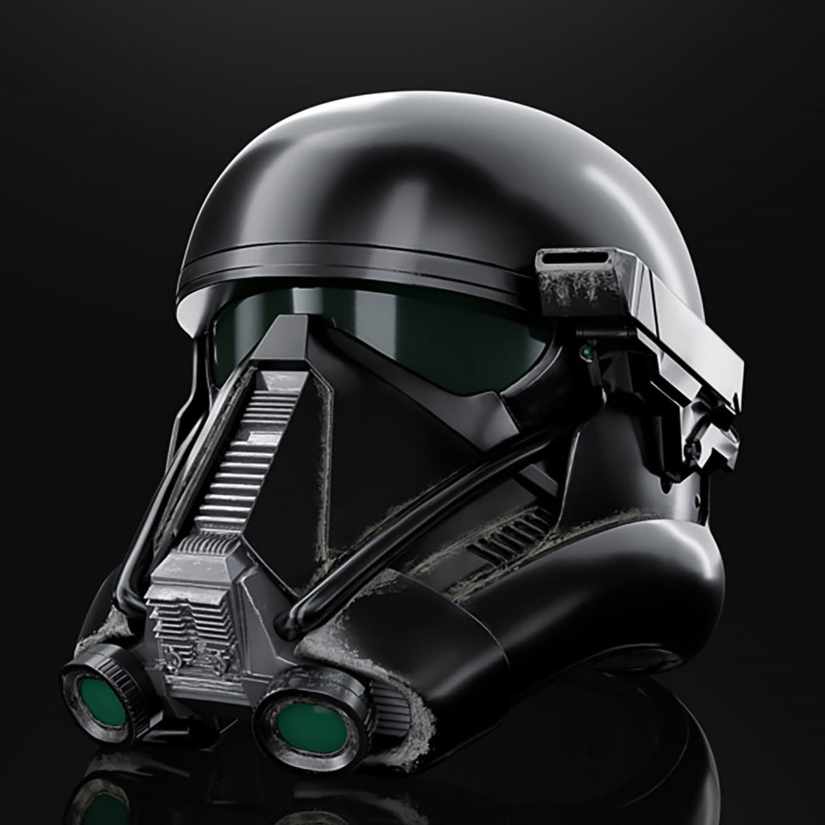 Produktbild Star Wars - Imperial Death Trooper Black Series Helm Replik mit Licht