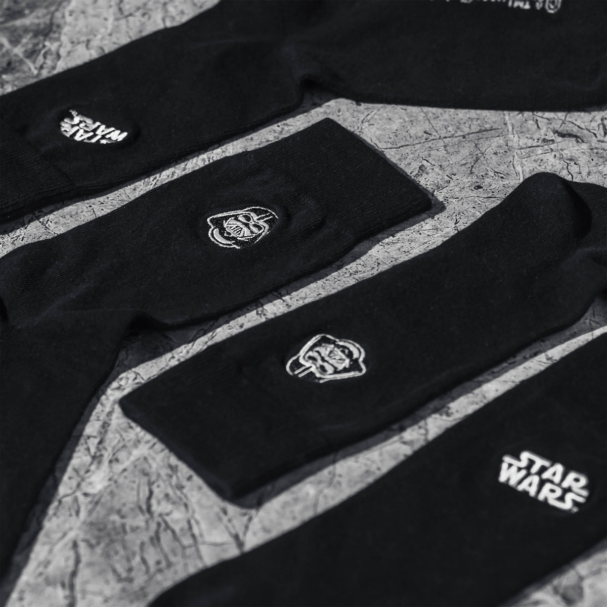 Produktbild Star Wars - Darth Vader Logo Socken 2er Set schwarz