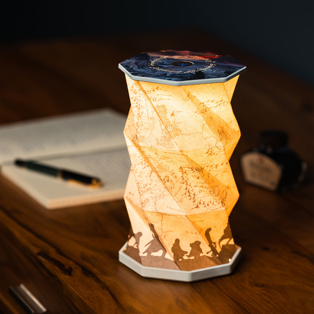 Produktbild Der Herr der Ringe - Mittelerde Karte Lampe faltbar
