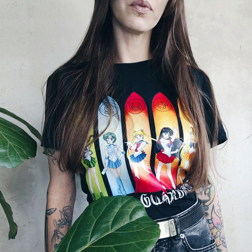 Produktbild Sailor Moon - Sailor Guardians Inner Senshi T-Shirt schwarz