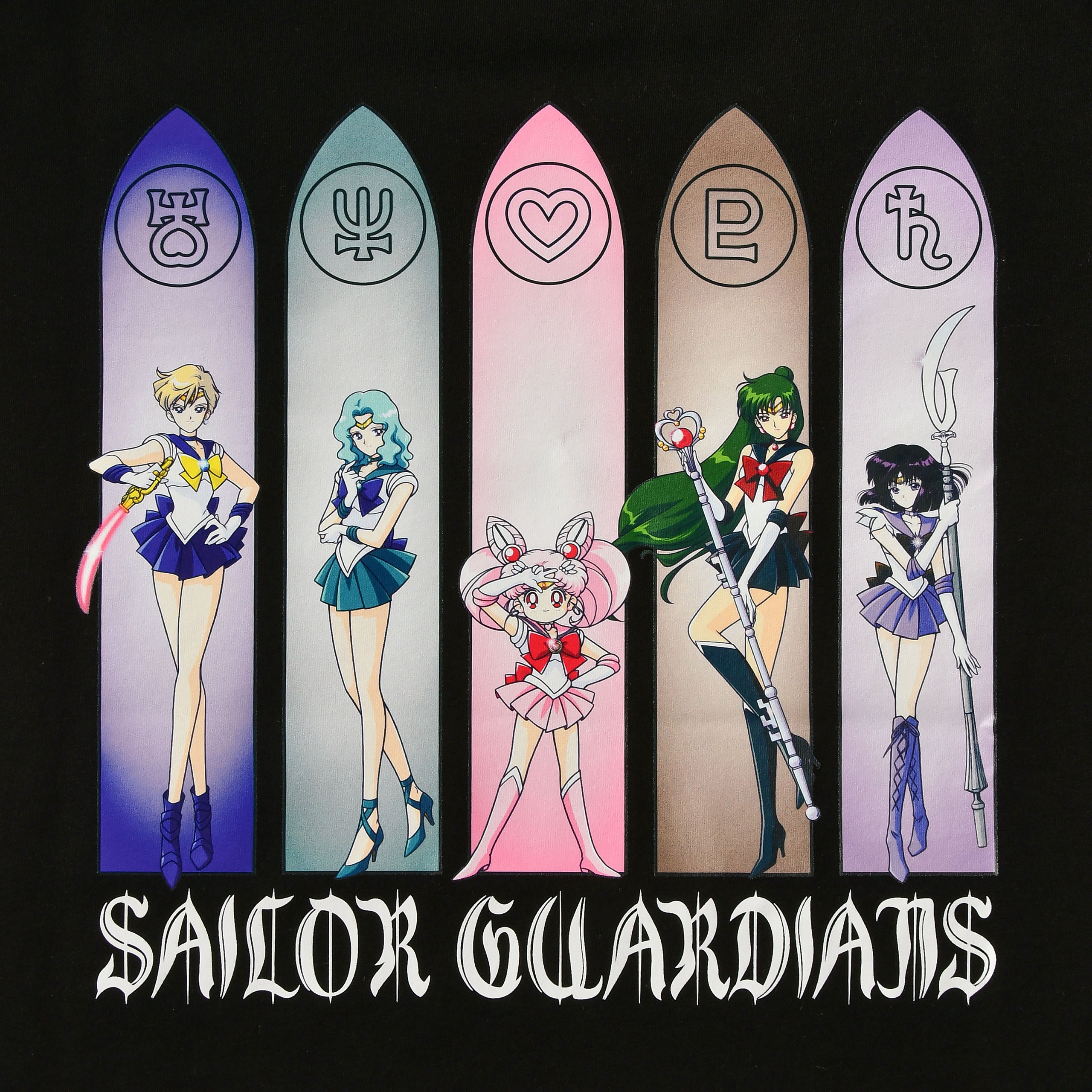 Produktbild Sailor Moon - Sailor Guardians Outer Senshi T-Shirt schwarz