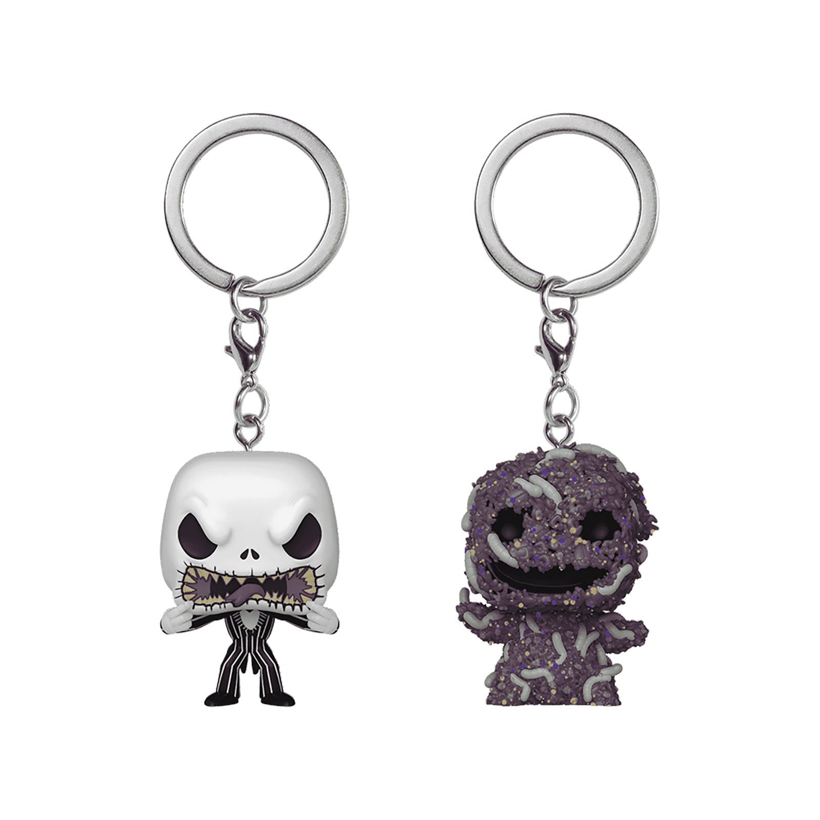 Produktbild Nightmare Before Christmas - Jack und Oogie Funko Pop Schlüsselanhänger 2er Set