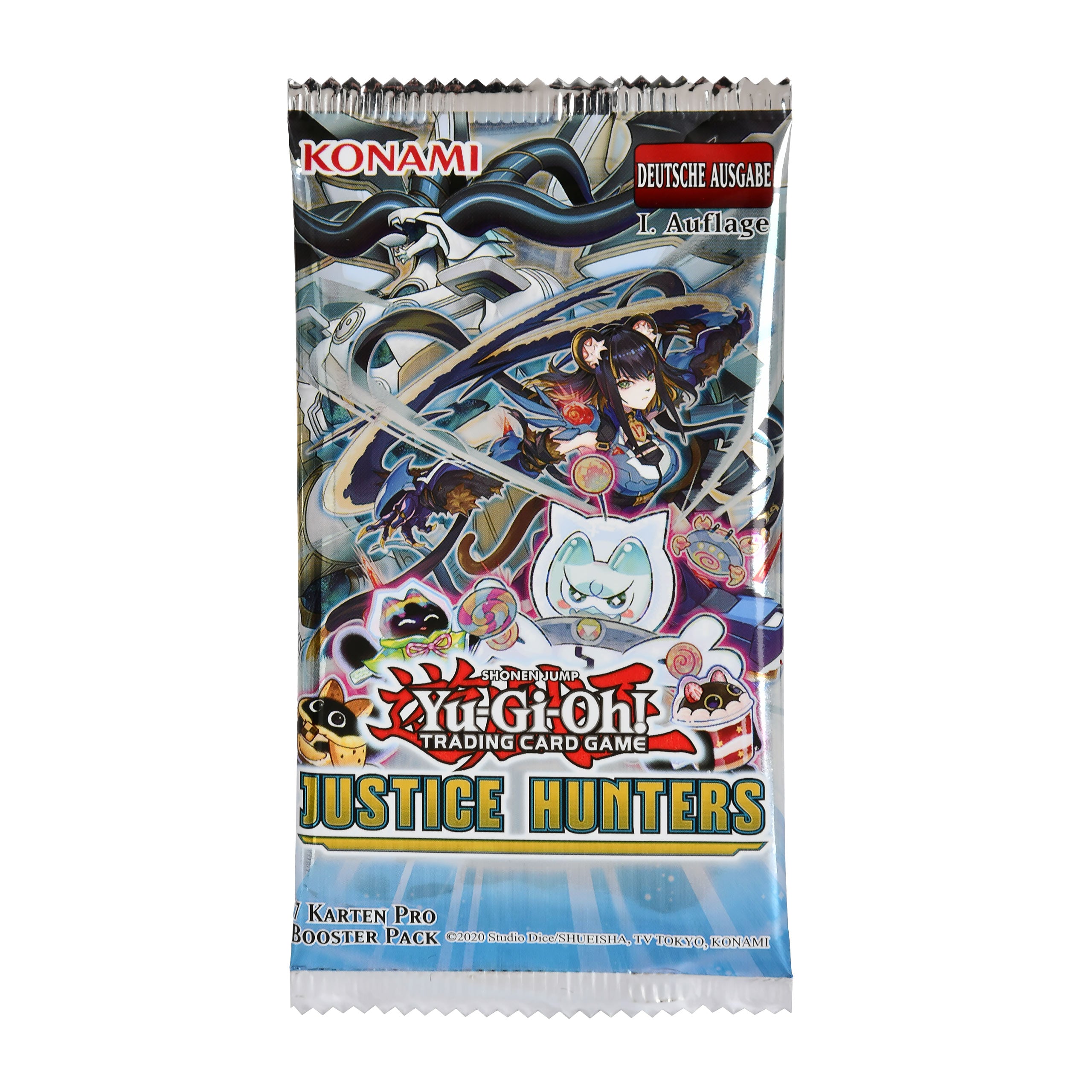 Produktbild Yu-Gi-Oh! - Justice Hunters Sammelkarten Booster deutsche Version