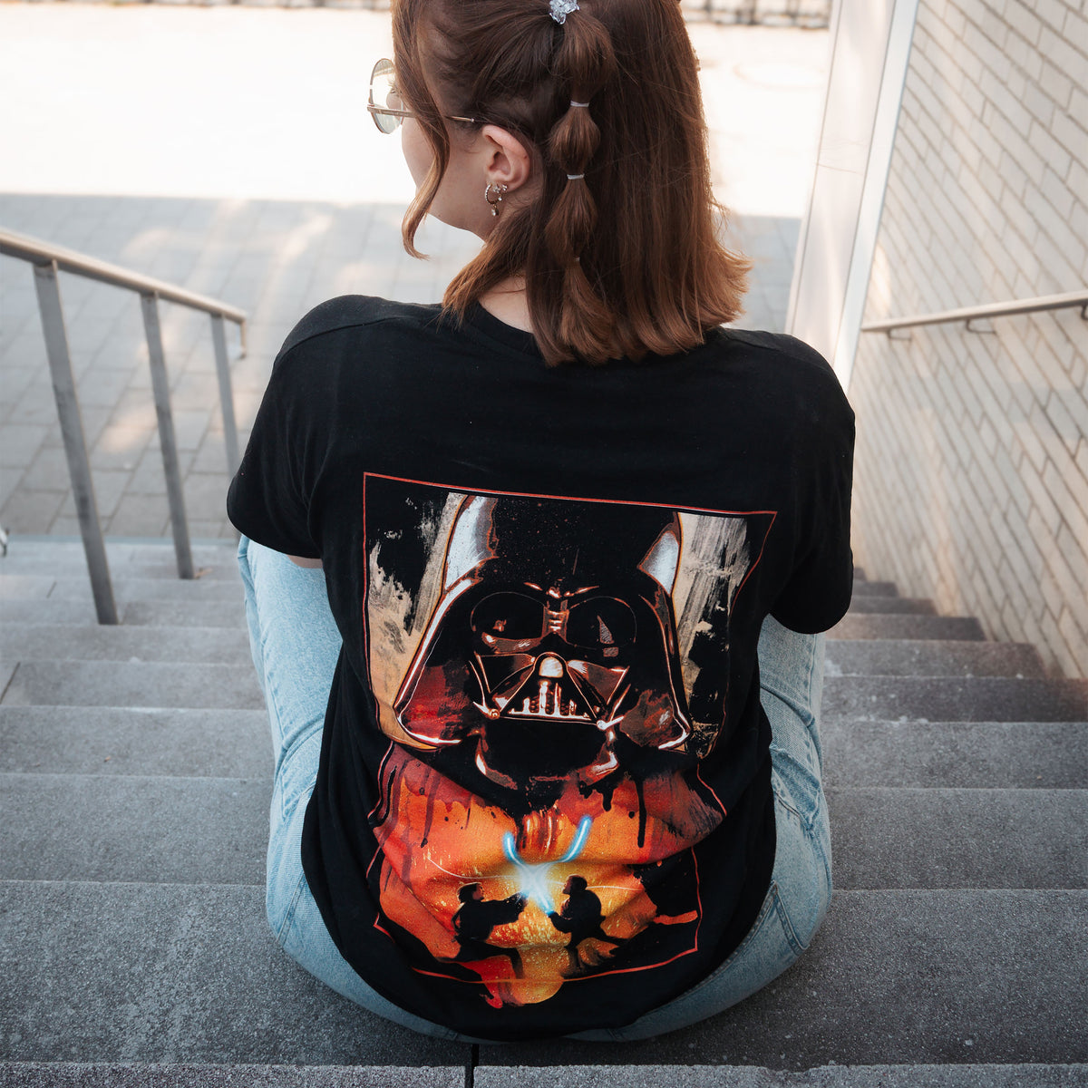 Produktbild Star Wars - Darth Vader Episode III Poster T-Shirt schwarz