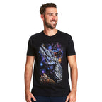 Produktbild Star Wars - Galaxy Ship Poster T-Shirt schwarz